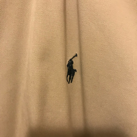 Ralph Lauren Blake Button Down Oxford Tan Shirt - Picture 4 of 4